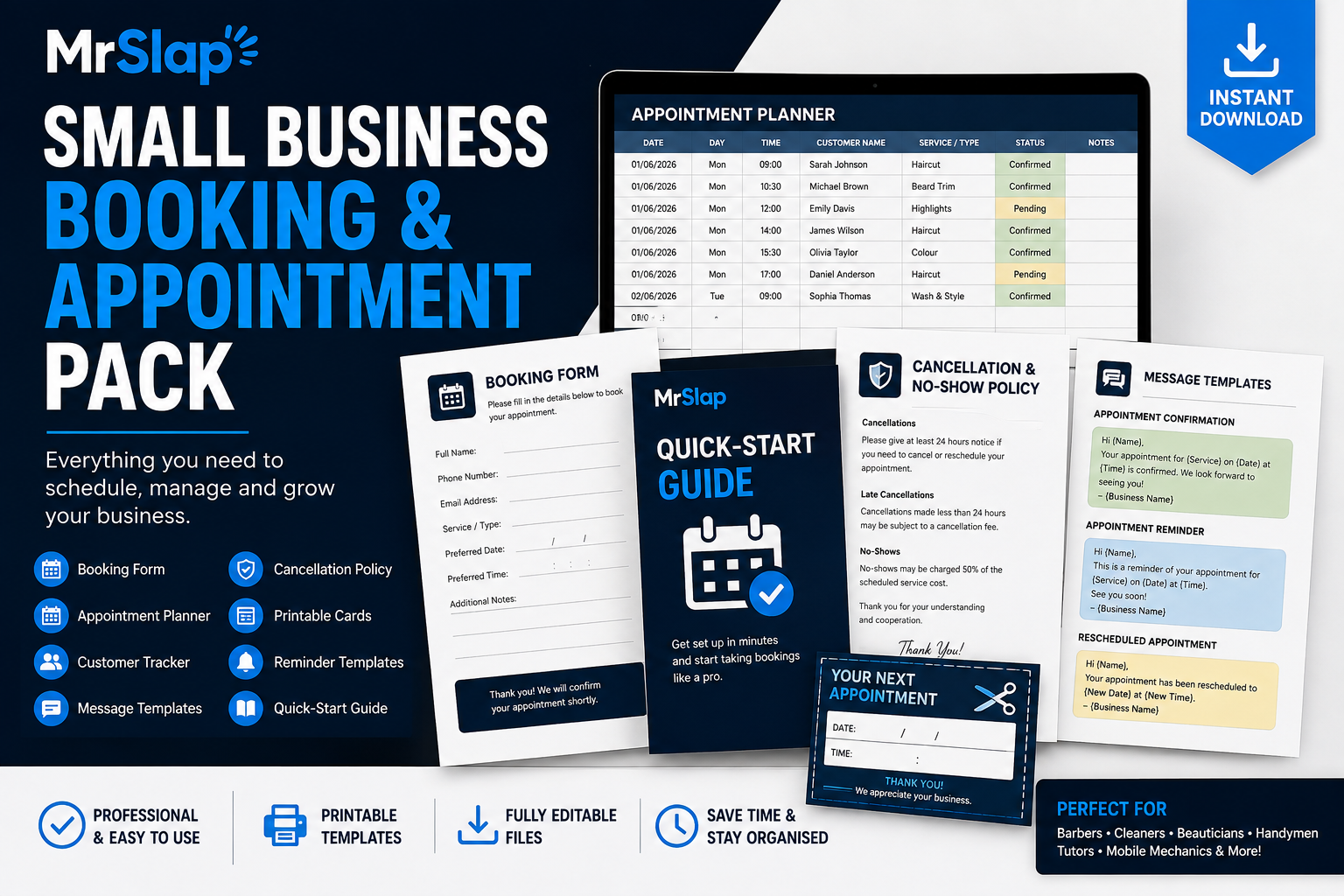 Small Business Booking & Appointment Pack