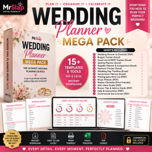 Wedding Planner Mega Pack – Complete Wedding Planning Bundle