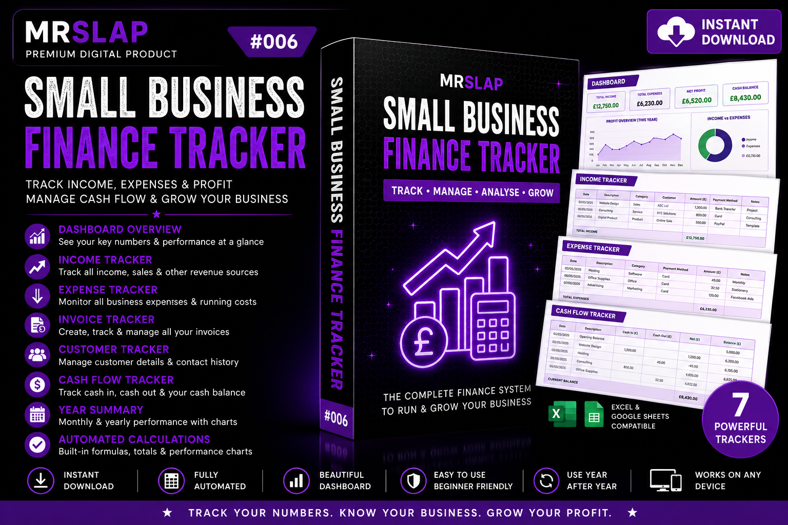 MRSLAP Small Business Finance Tracker