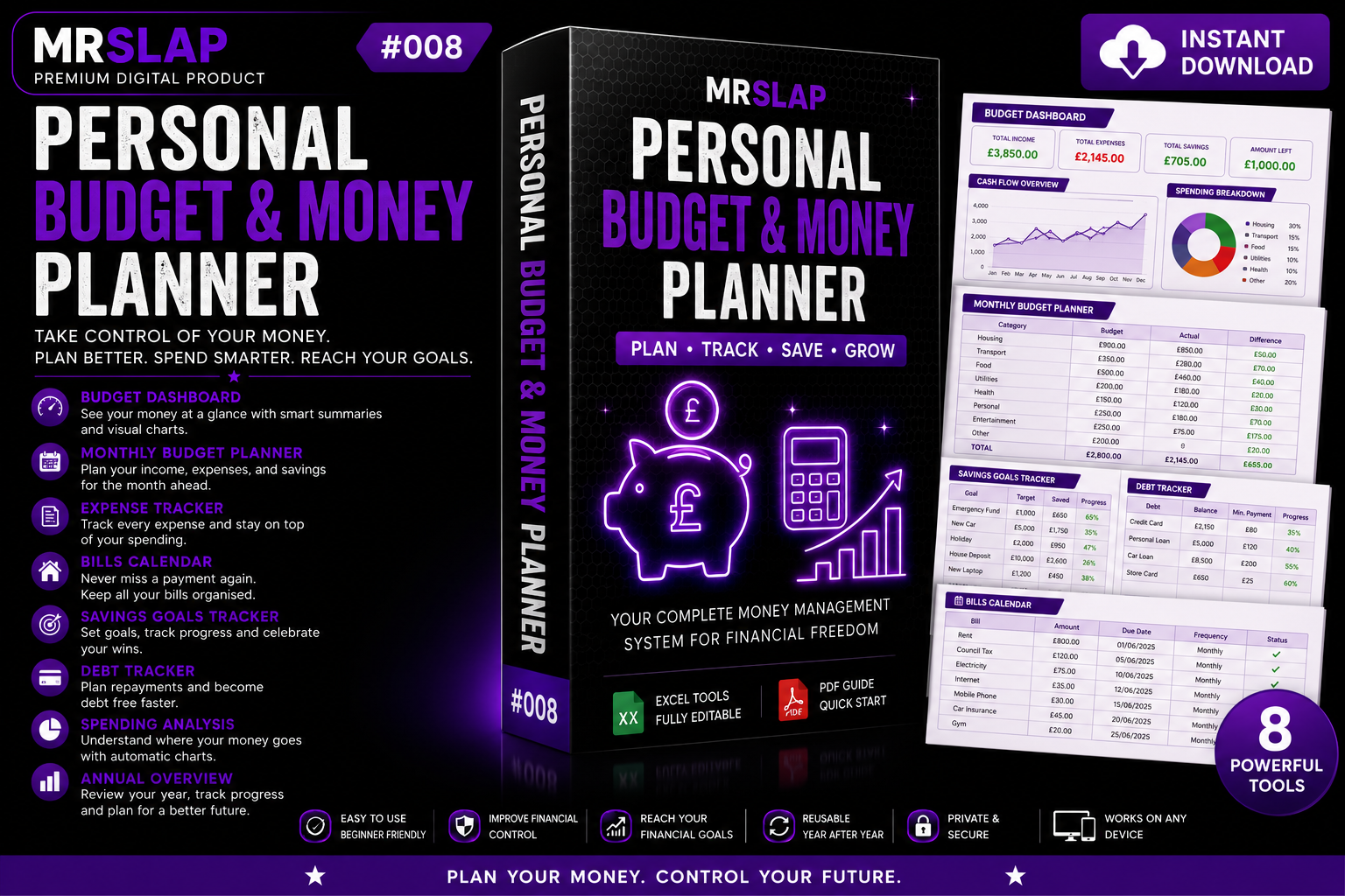 MRSLAP Personal Budget & Money Planner