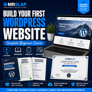 Build Your First WordPress Website – Complete Beginner Course