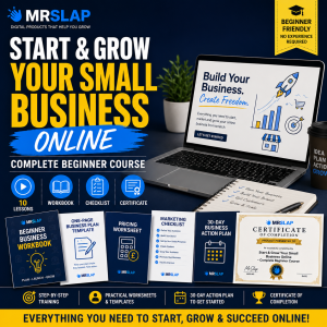 Start & Grow Your Small Business Online – Complete Beginner Course