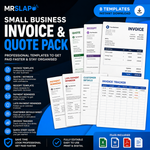 MrSlap Small Business Invoice & Quote Pack