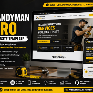 Handyman Pro – Trades & Home Services Website Template