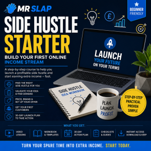 Side Hustle Starter – Build Your First Online Income Stream