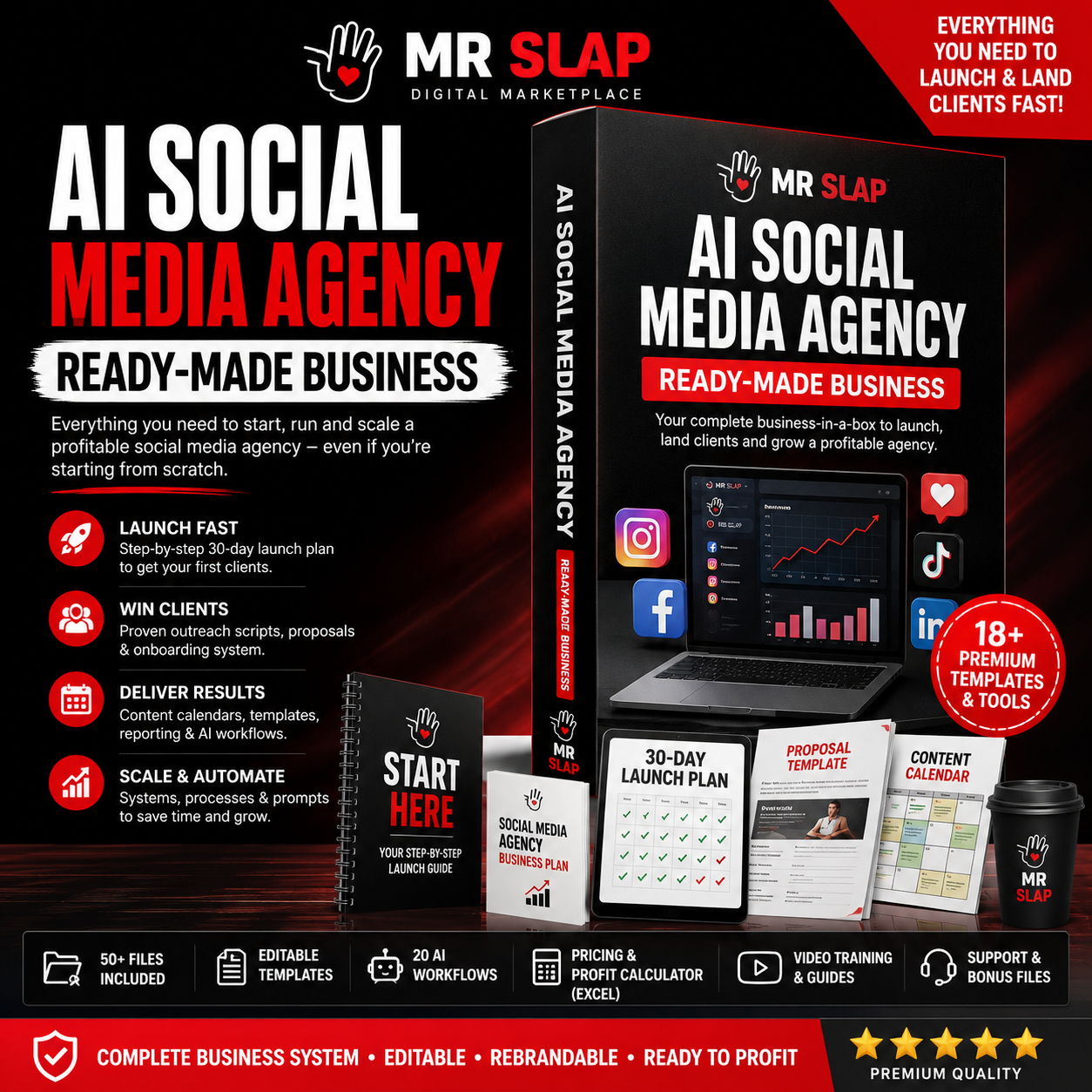 AI Social Media Agency – Ready-Made Business